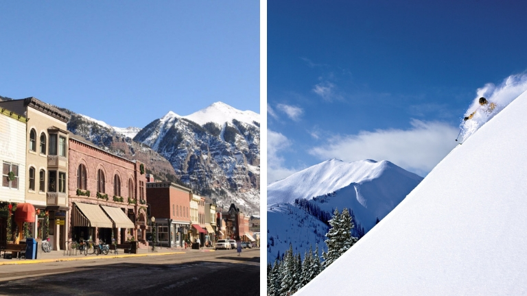 Stations de Telluride et Aspen