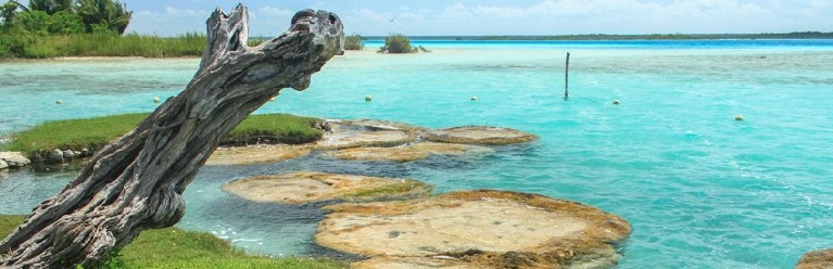 Village de Bacalar, Mexique