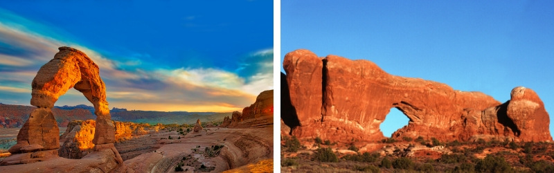 Arches park et ses 200 arches rocheuses